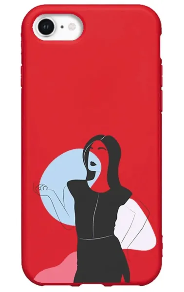 iPhone SE 2020 Lansman Kılıf - Art Woman 1