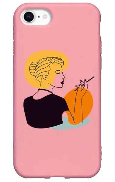 iPhone SE 2020 Lansman Kılıf - Art Woman 2