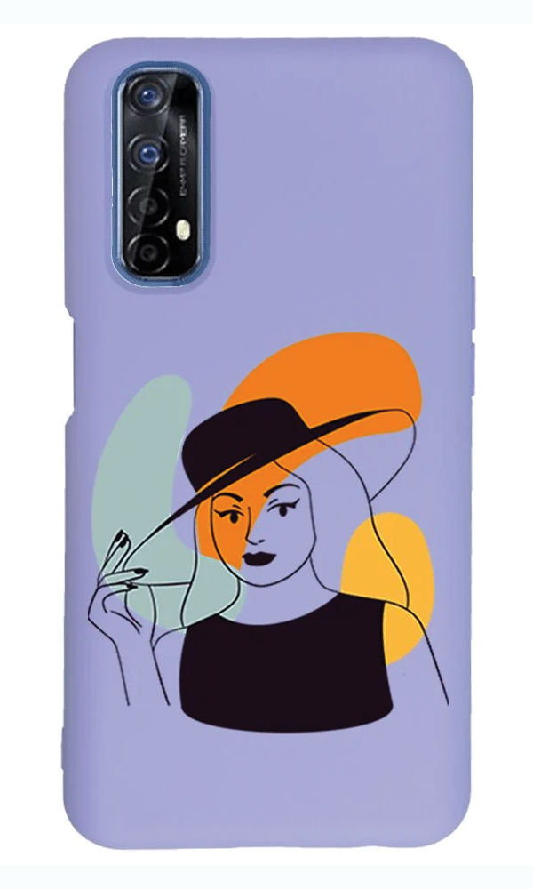 Realme 7 Lansman Kılıf - Art Woman 4