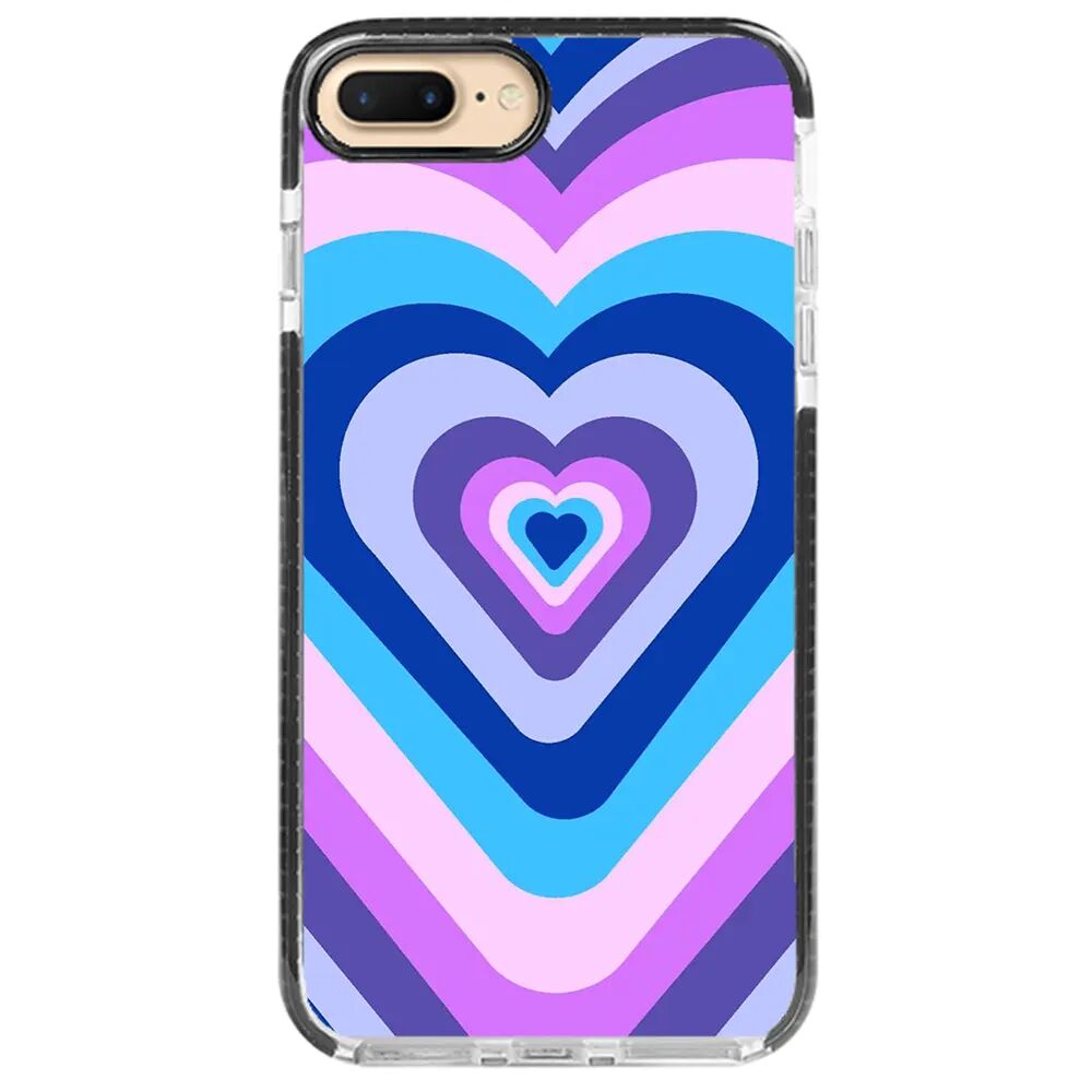 iPhone 8 Plus Impact Case - Renkli Kalp