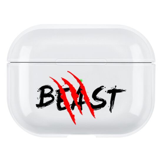 Airpods Pro Şeffaf Kılıf - Beast