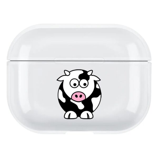 Airpods Pro Şeffaf Kılıf - Cow