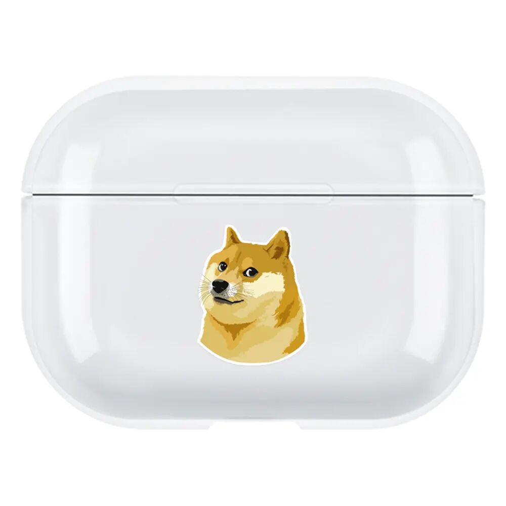 Airpods Pro Şeffaf Kılıf - Doge