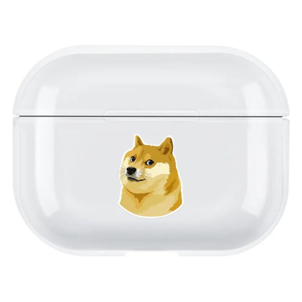 Airpods Pro Şeffaf Kılıf - Doge