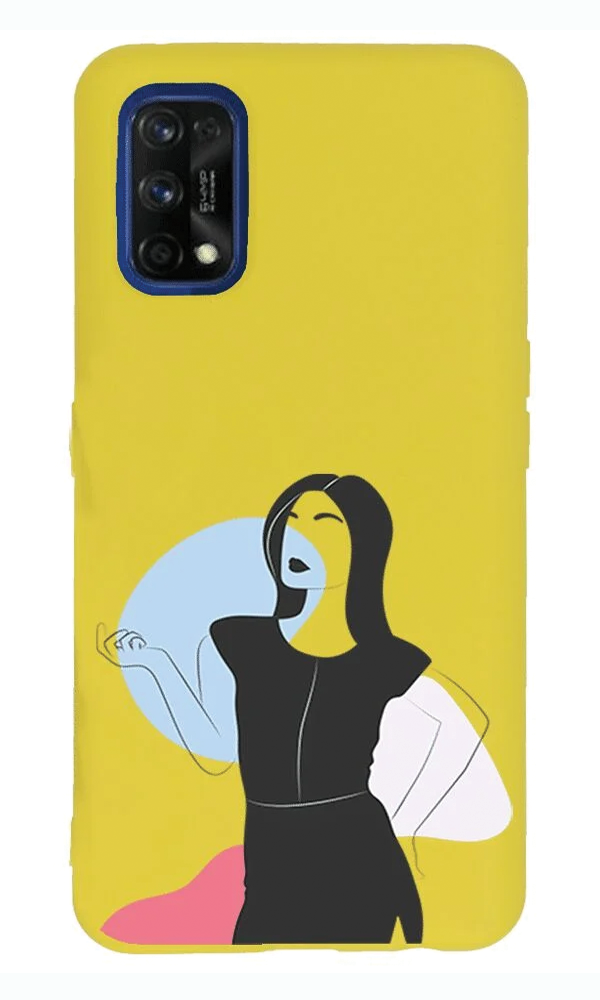 Realme 7 Pro Lansman Kılıf - Art Woman 1