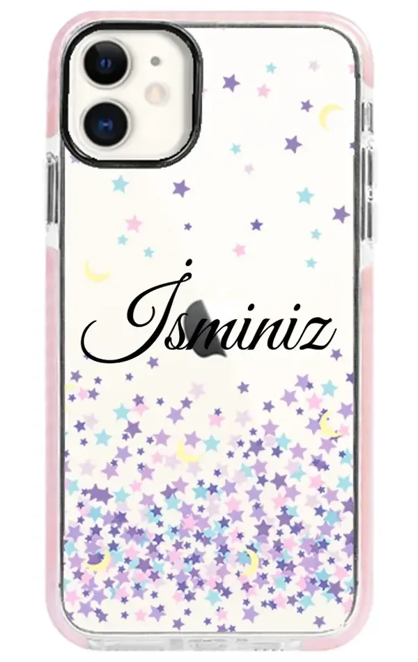 iPhone 11 Impact Case - Moon And Stars