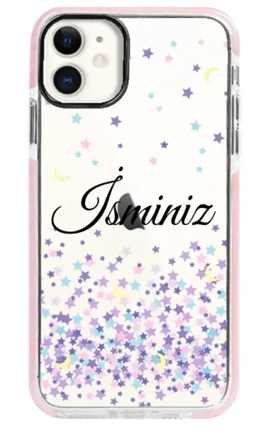 iPhone 11 Impact Case - Moon And Stars