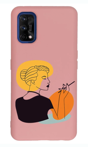 Realme 7 Pro Lansman Kılıf - Art Woman 2