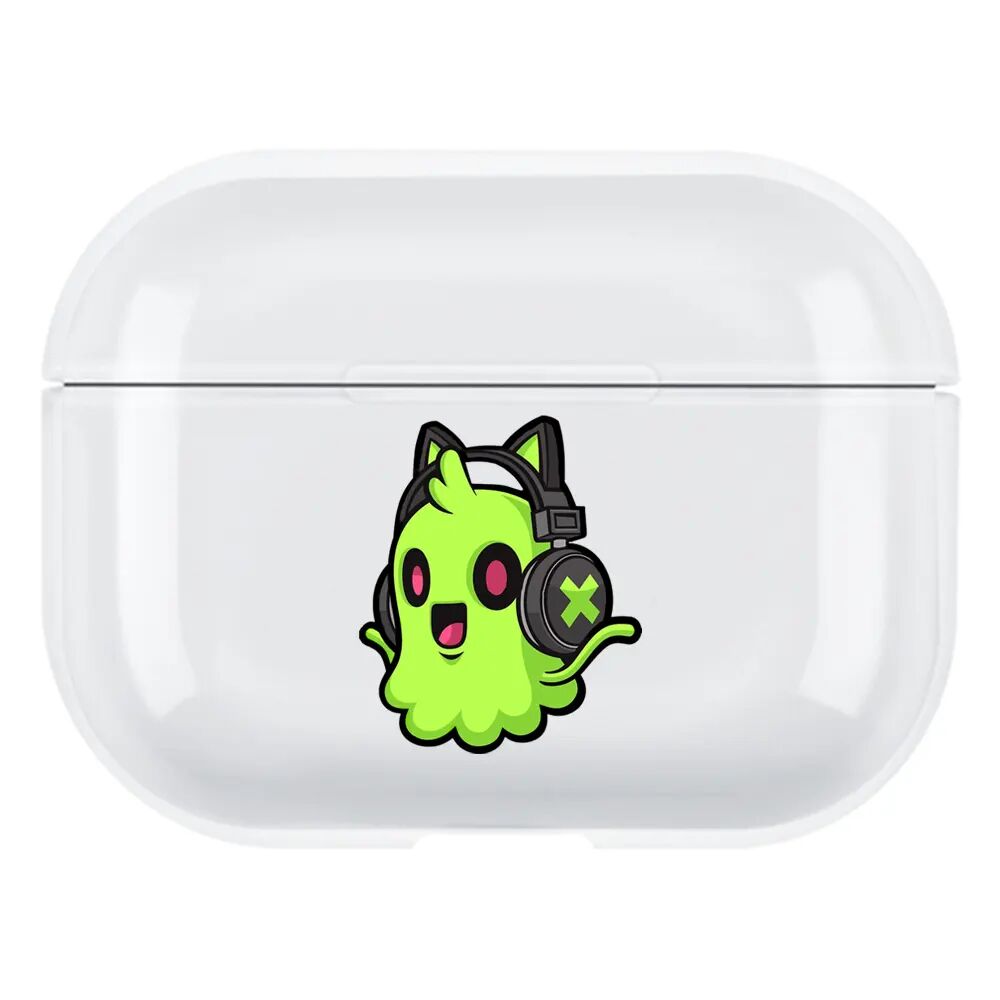 Airpods Pro Şeffaf Kılıf Cute Ghost