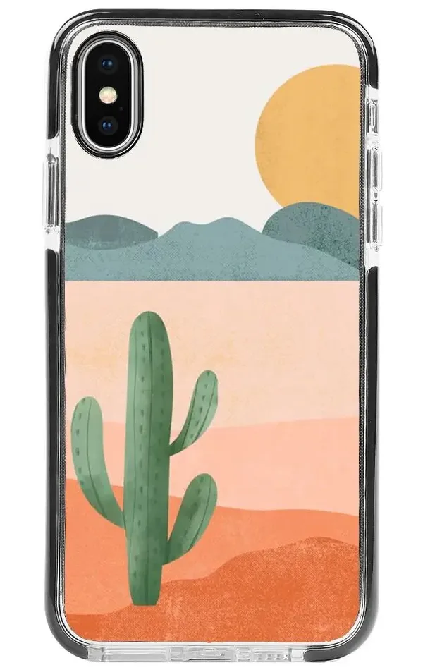 iPhone X Impact Case - Kaktüs