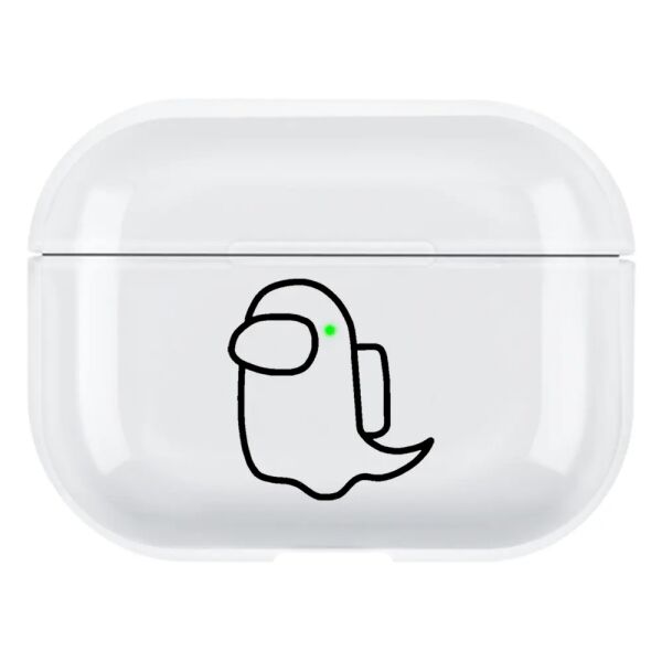 Airpods Pro Şeffaf Kılıf Ghost