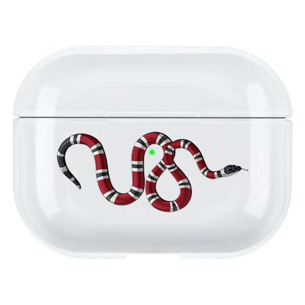 Airpods Pro Şeffaf Kılıf Snake