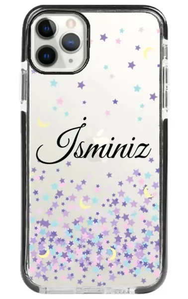 iPhone 11 Pro Impact Case - Moon And Stars