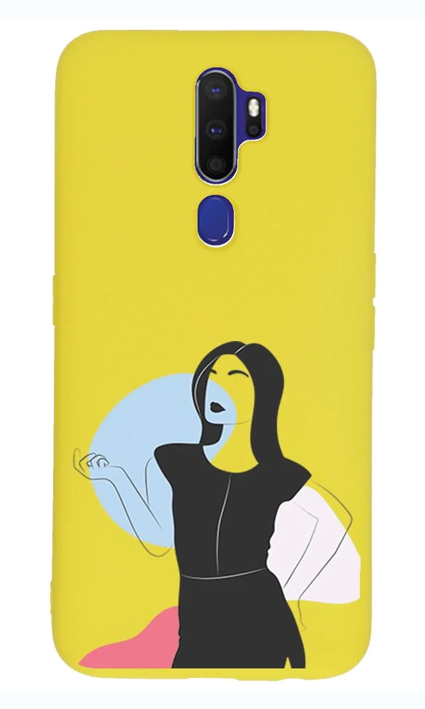 Oppo A5 2020 Lansman Kılıf - Art Woman 1