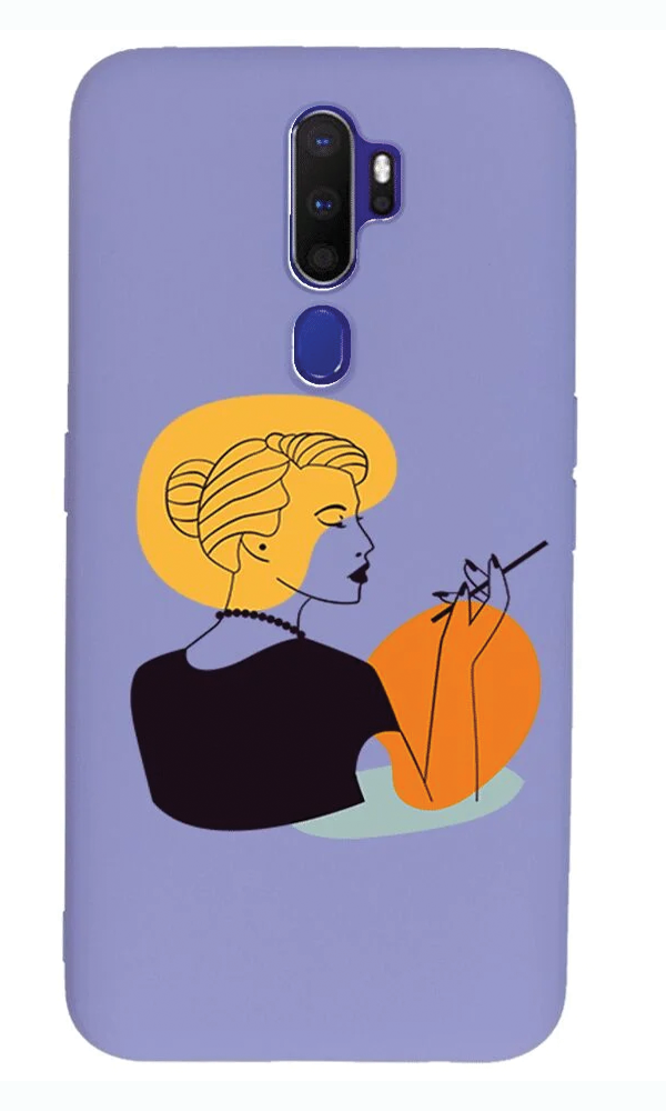 Oppo A5 2020 Lansman Kılıf - Art Woman 2