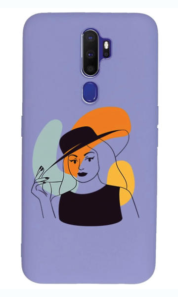 Oppo A5 2020 Lansman Kılıf - Art Woman 4