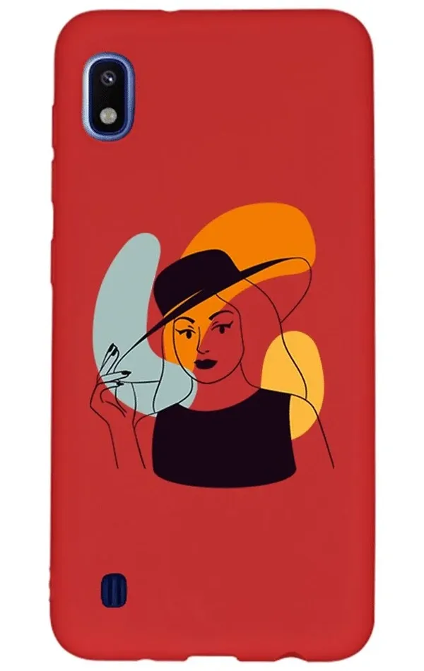 Samsung Galaxy A10 Lansman Kılıf - Art Woman 4