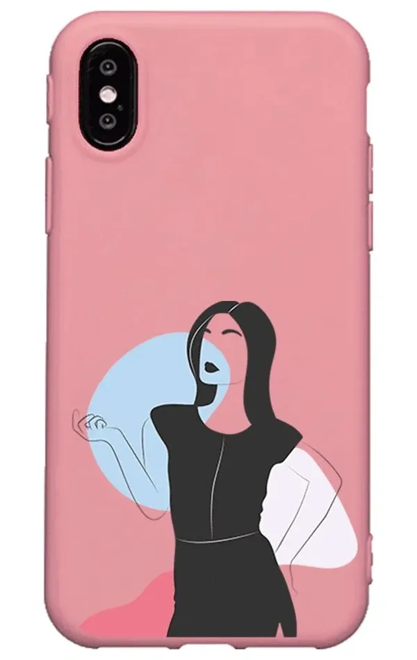 iPhone XS Max Lansman Kılıf - Art Woman 1