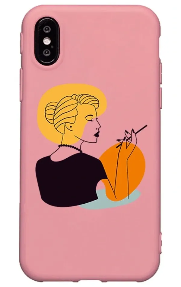 iPhone XS Max Lansman Kılıf - Art Woman 2