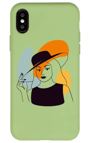 iPhone XS Max Lansman Kılıf - Art Woman 4