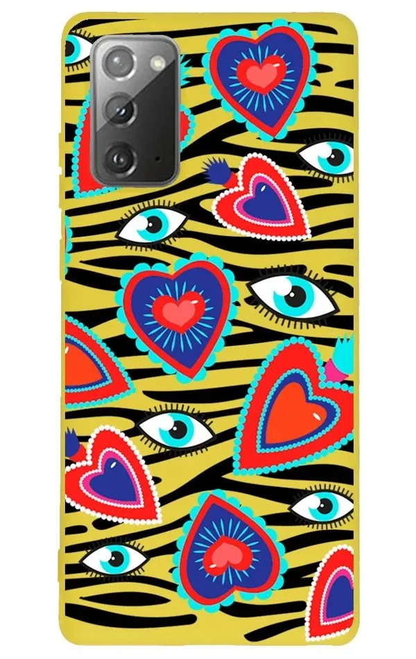 Samsung Galaxy Note 20 Lansman Kılıf - Eye Of The Heart