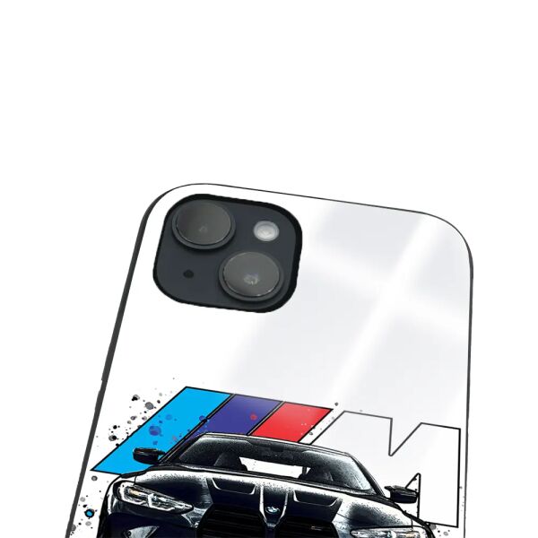 iPhone 14 Tamperli Glossy Cam Kapak - BMW 6