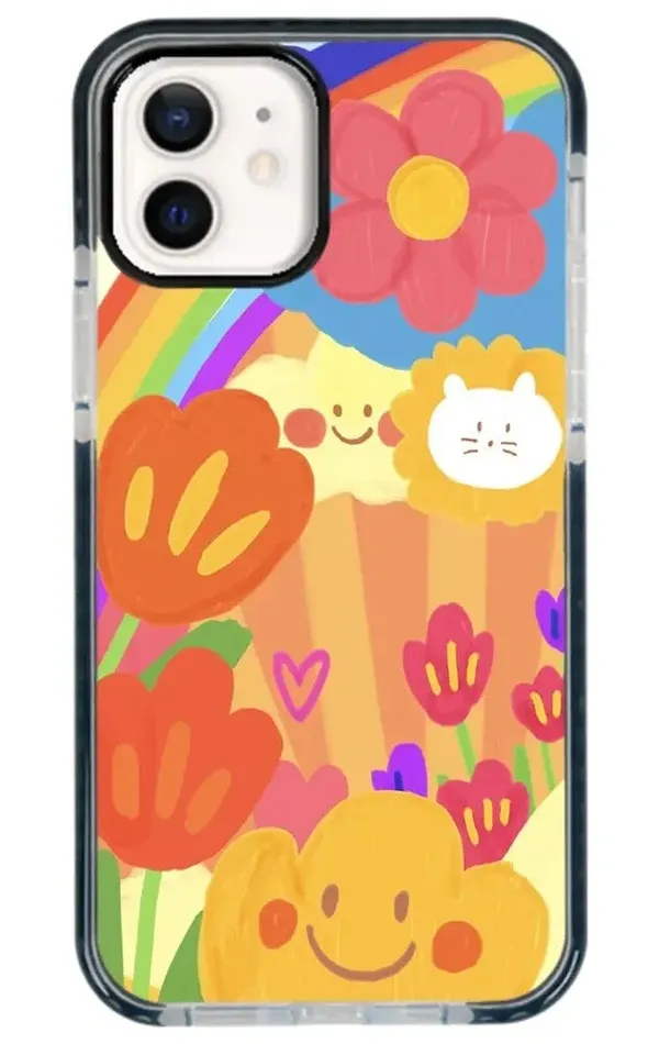 iPhone 12 Impact Case - Flower