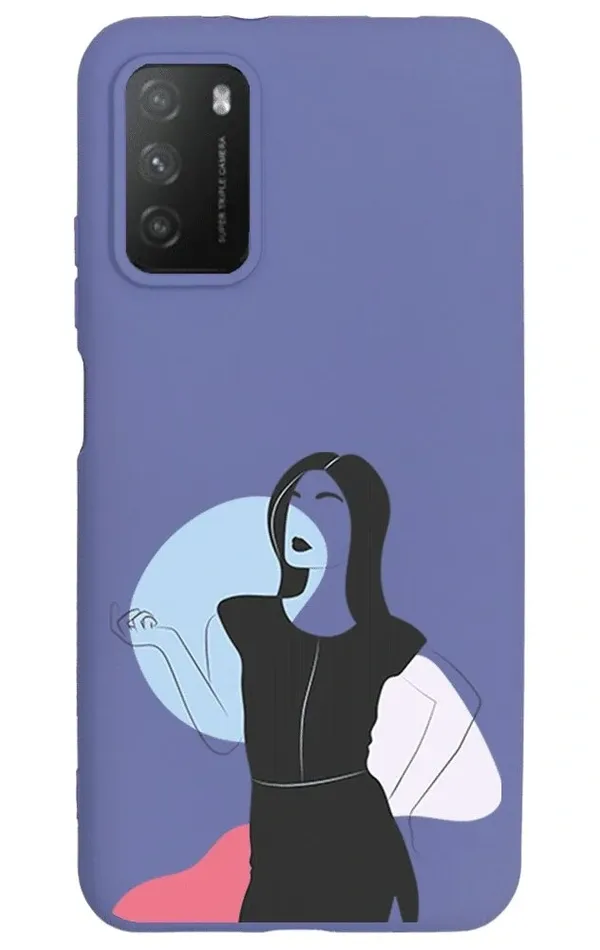 Xiaomi Redmi 9T Lansman Kılıf - Art Woman 1