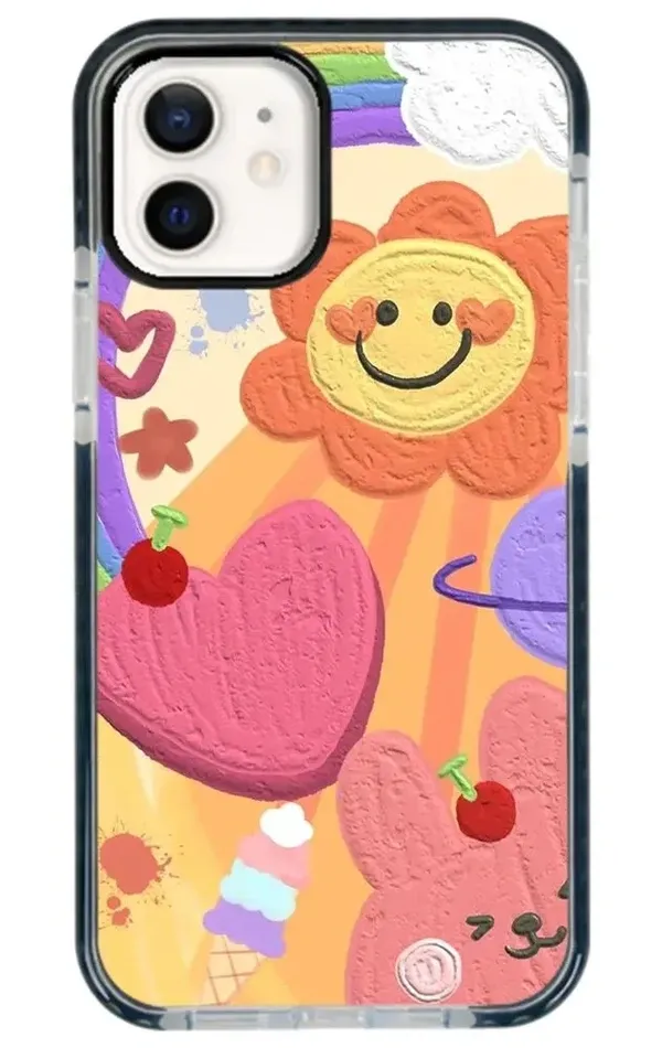 iPhone 12 Impact Case - Pastell