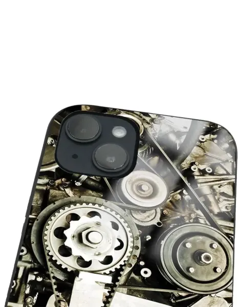 iPhone 14 Tamperli Glossy Cam Kapak - Engine