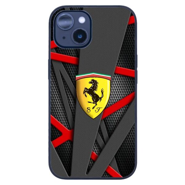 iPhone 14 Tamperli Glossy Cam Kapak - Ferrari 4