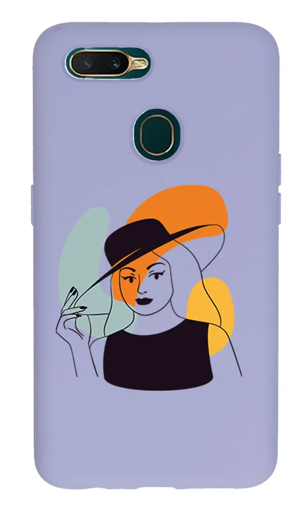 Oppo A5s Lansman Kılıf - Art Woman 4