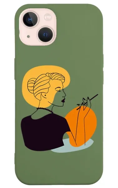 iPhone 13 Lansman Kılıf - Art Woman 2