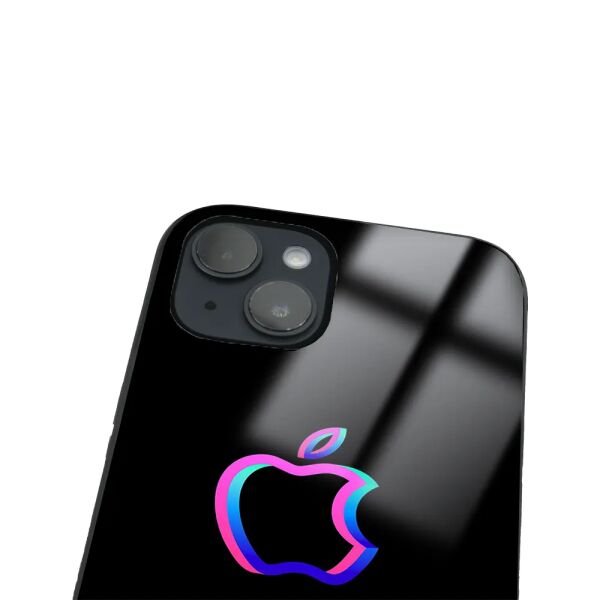 iPhone 14 Tamperli Glossy Cam Kapak - Logo 1