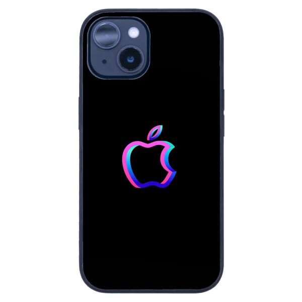 iPhone 14 Tamperli Glossy Cam Kapak - Logo 1