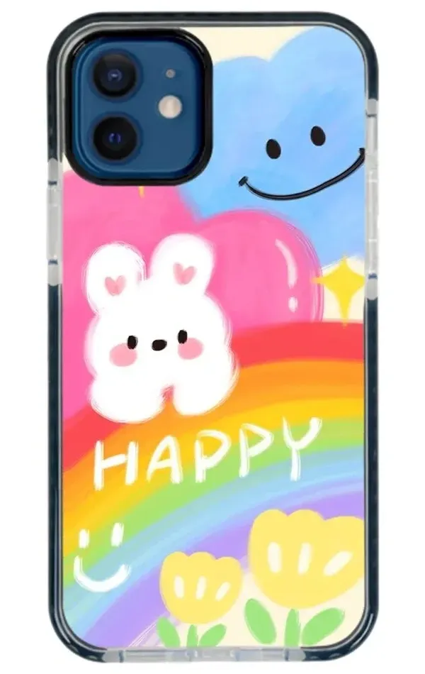 iPhone 12 Mini Impact Case - Happy