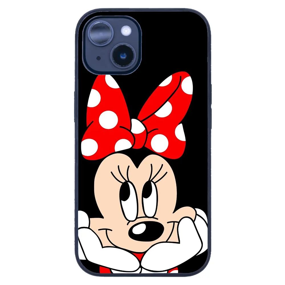 iPhone 14 Tamperli Glossy Cam Kapak - Mickey 2