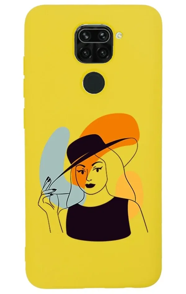 Xiaomi Redmi Note 9 Lansman Kılıf - Art Woman 4