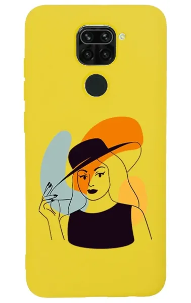 Xiaomi Redmi Note 9 Lansman Kılıf - Art Woman 4