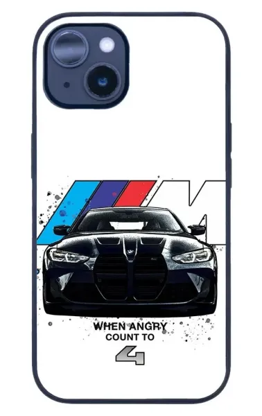 iPhone 14 Plus Tamperli Glossy Cam Kapak - BMW 6