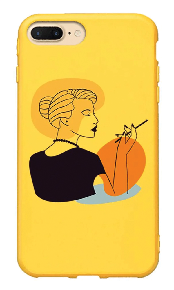 iPhone 8 Plus Lansman Kılıf - Art Women 2