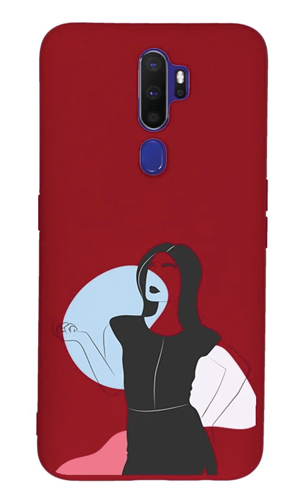 Oppo A9 2020 Lansman Kılıf - Art Woman 1