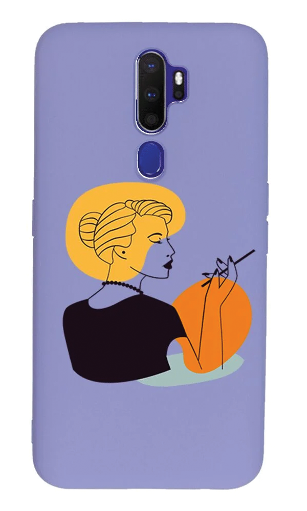 Oppo A9 2020 Lansman Kılıf - Art Woman 2