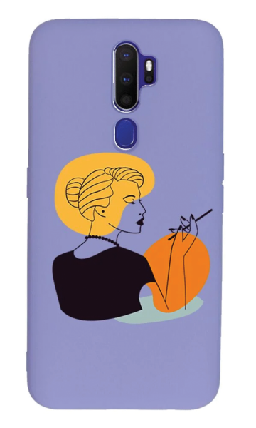 Oppo A9 2020 Lansman Kılıf - Art Woman 2