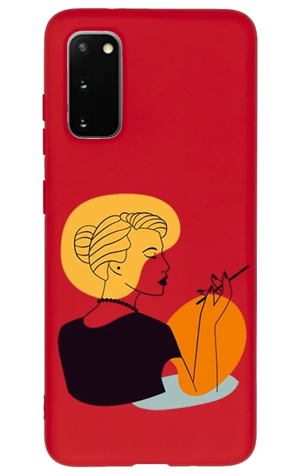 Samsung Galaxy S20 Lansman Kılıf - Art Woman 2