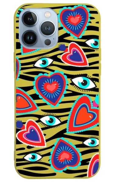 iPhone 13 Pro Lansman Kılıf - Eye Of The Heart