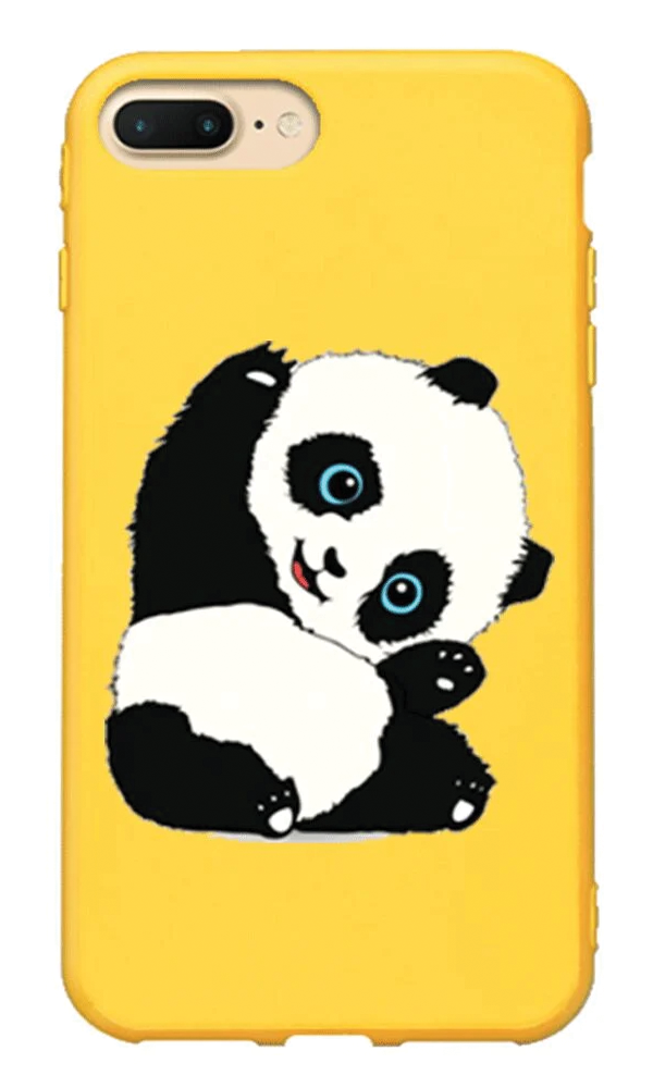 iPhone 8 Plus Lansman Kılıf - Pandas