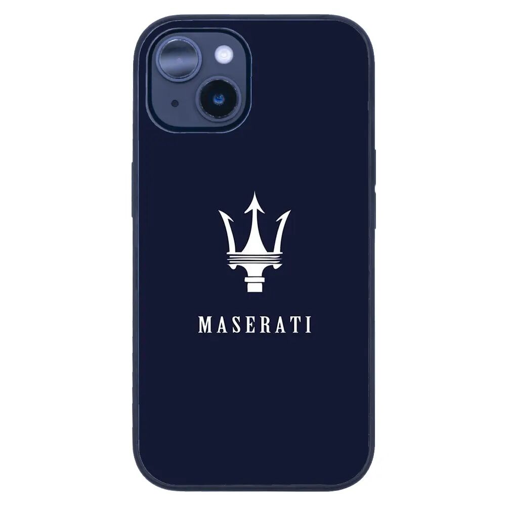 iPhone 14 Plus Tamperli Glossy Cam Kapak - Maserati