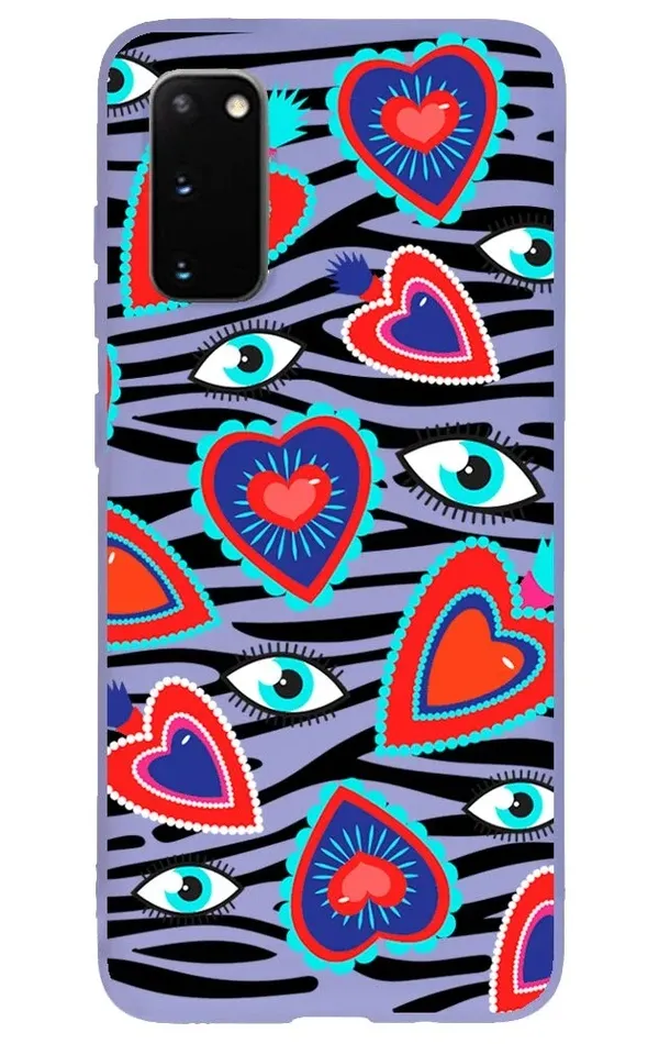 Samsung Galaxy S20 Lansman Kılıf - Eye Of The Heart