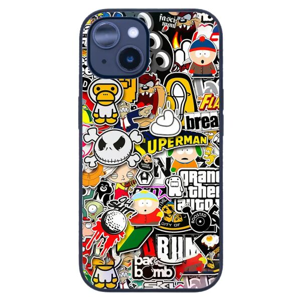 iPhone 14 Plus Tamperli Glossy Cam Kapak - Sticker Brand